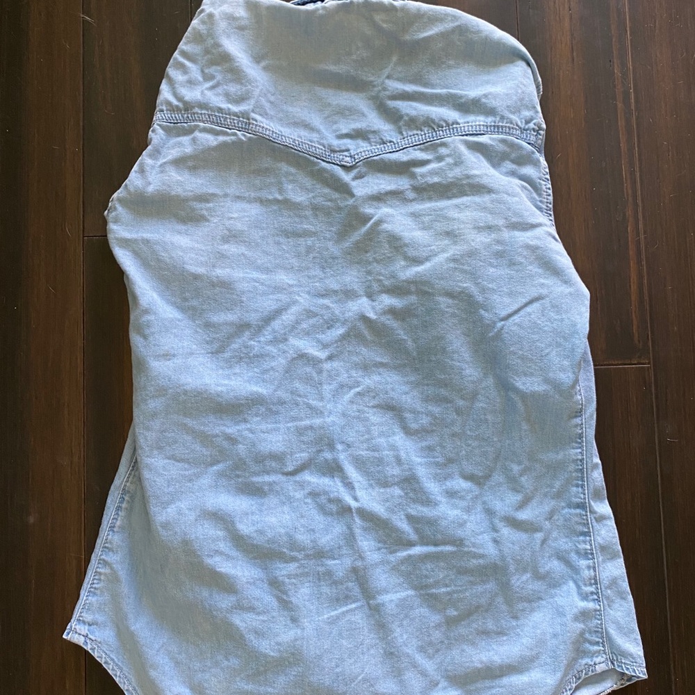 TopShop Jean Button Up - Picture 3 of 3